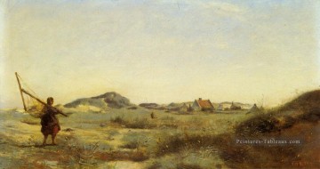 Dunkerque plein air romantisme Jean Baptiste Camille Corot Peinture à l'huile